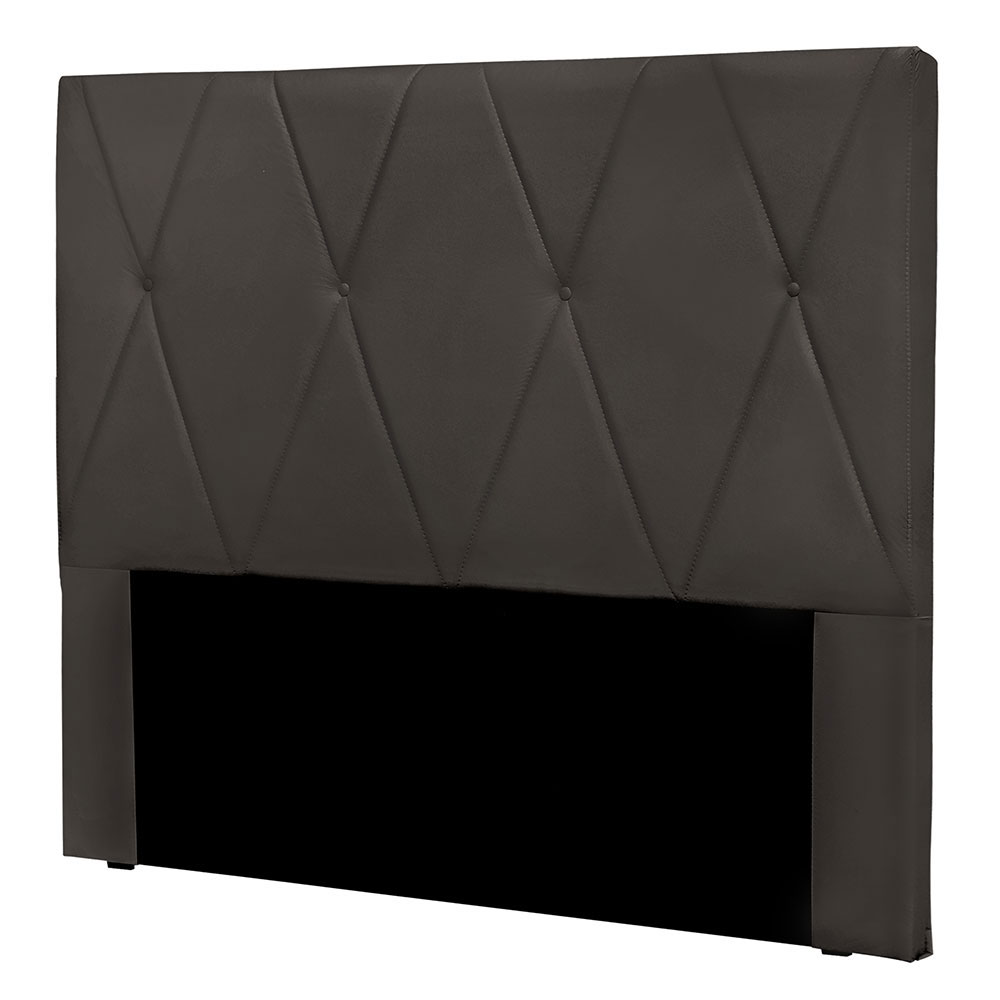 Cabeceira Queen 1,60m Ávila Suede Cinza - Pallazio