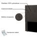 Cabeceira Queen 1,60m Ávila Suede Cinza - Pallazio