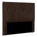Cabeceira Queen 1,60m Ávila Suede Marrom - Pallazio