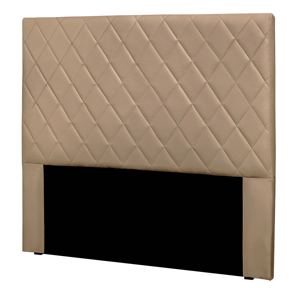 Cabeceira Queen 1,60m Córdoba Suede Bege - Pallazio