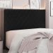Cabeceira Queen 1,60m Córdoba Suede Preto - Pallazio
