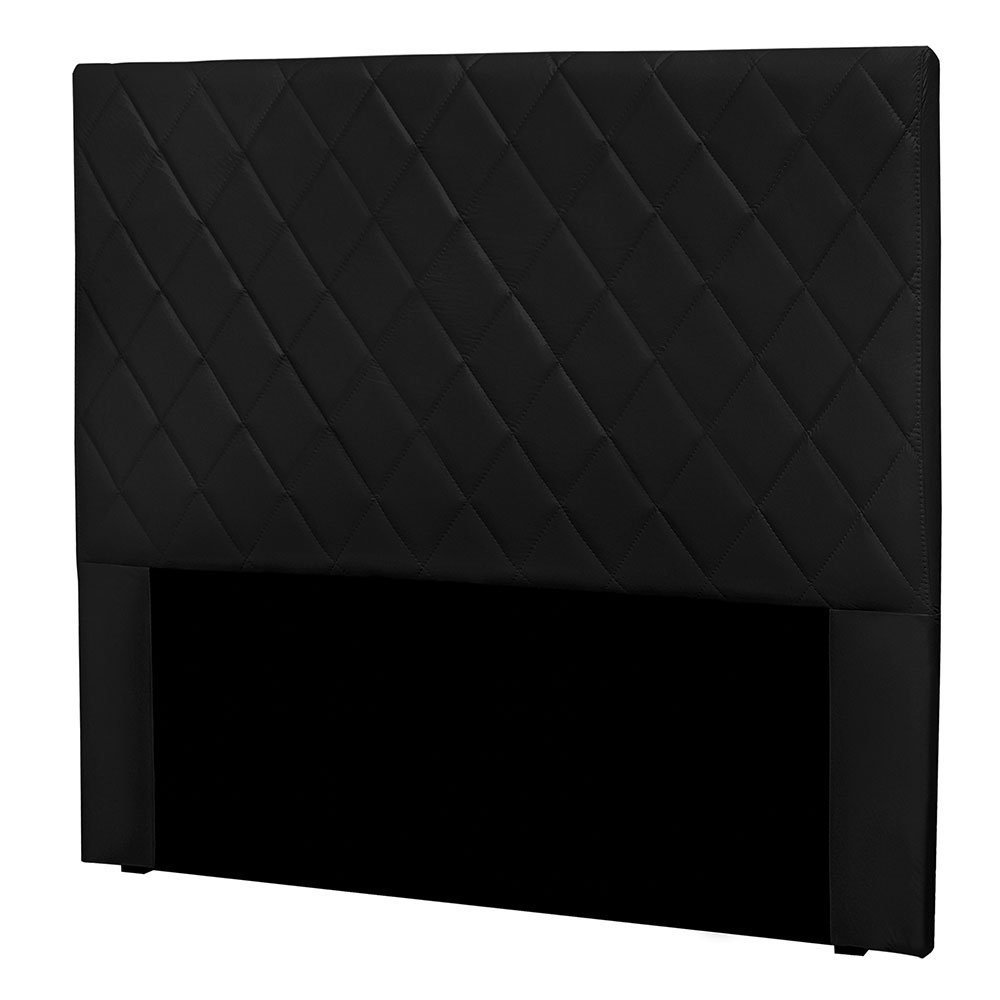 Cabeceira Queen 1,60m Córdoba Suede Preto - Pallazio