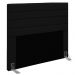 Cabeceira Queen 1,60m Friburgo Suede Preto - Pallazio