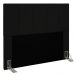Cabeceira Queen 1,60m Genebra Suede Preto - Pallazio