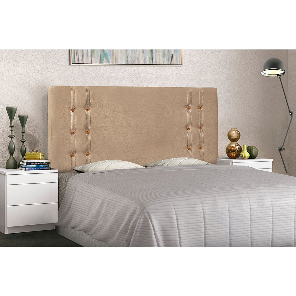 Cabeceira Queen 1,60m Genova Suede - Pallazio