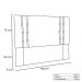 Cabeceira Queen 1,60m Genova Suede - Pallazio