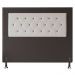 Cabeceira Queen 1,60m Havana Suede Marrom com Corino Branco - Pallazio