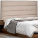 Cabeceira Queen 1,60m La Italiana Suede Bege - Pallazio