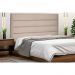 Cabeceira Queen 1,60m La Italiana Suede Bege - Pallazio