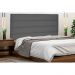 Cabeceira Queen 1,60m La Italiana Suede Cinza - Pallazio