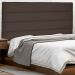 Cabeceira Queen 1,60m La Italiana Suede Marrom Café - Pallazio