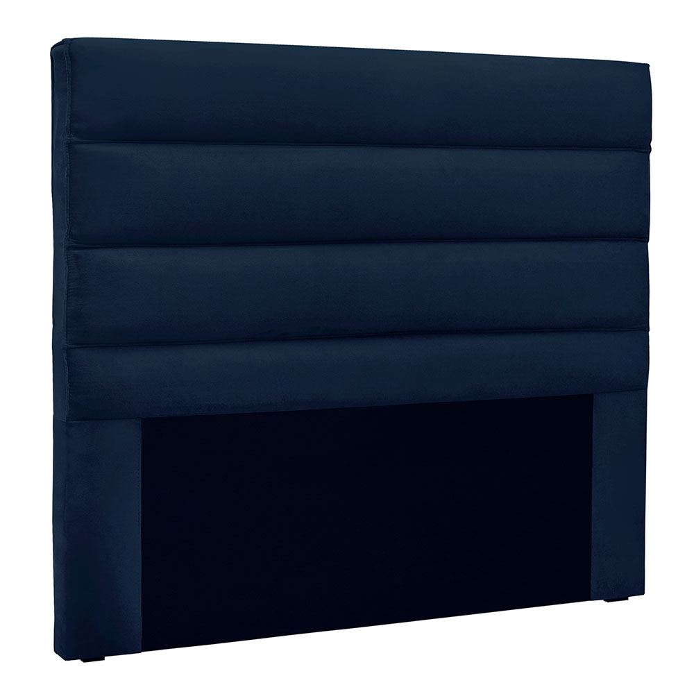 Cabeceira Queen 1,60m Las Palmas Suede Azul Marinho - Pallazio