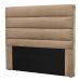 Cabeceira Queen 1,60m Las Palmas Suede Bege - Pallazio