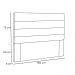 Cabeceira Queen 1,60m Las Palmas Suede Bege - Pallazio