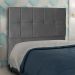 Cabeceira Queen 1,60m Lisboa Suede Cinza - Pallazio