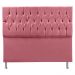 Cabeceira Queen 1,60m Madrid Suede Rosa - Pallazio