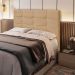 Cabeceira Queen 1,60m Moscou Linho Bege - Pallazio