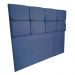 Cabeceira Queen 1,60m Nina Suede Azul Marinho - Pallazio