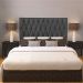 Cabeceira Queen 1,60m Paris Suede Cinza - Pallazio