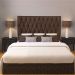 Cabeceira Queen 1,60m Paris Suede Marrom - Pallazio