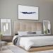 Cabeceira Queen 1,60m Roma Suede Bege - Pallazio