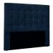 Cabeceira Queen 1,60m Santiago Suede Azul Marinho - Pallazio