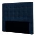 Cabeceira Queen 1,60m Santiago Suede Azul Marinho - Pallazio
