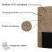 Cabeceira Queen 1,60m Santiago Suede Bege - Pallazio