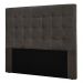 Cabeceira Queen 1,60m Santiago Suede Cinza - Pallazio