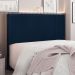 Cabeceira Queen 1,60m Sevilha Suede Azul Marinho - Pallazio