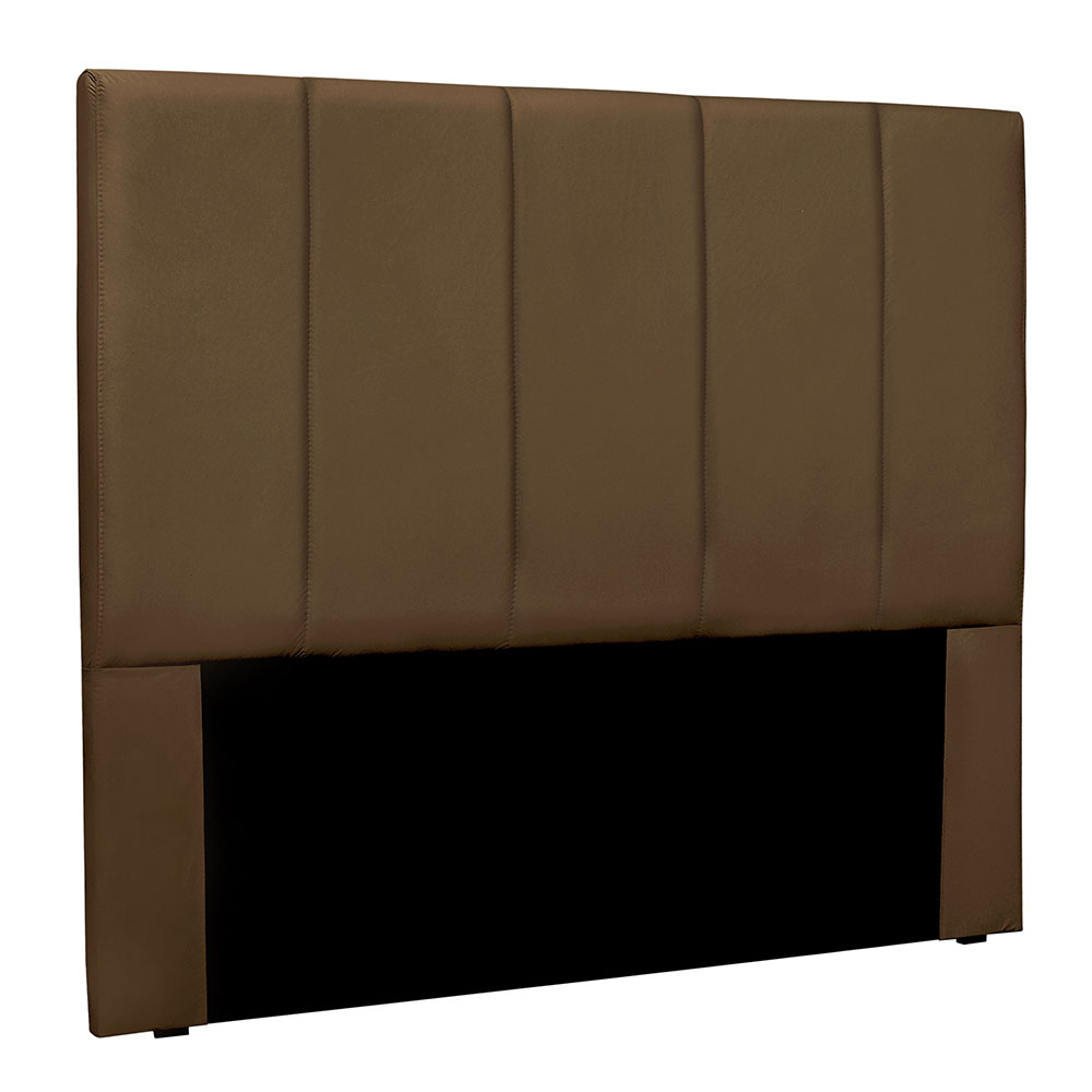 Cabeceira Queen 1,60m Sevilha Suede Caramelo - Pallazio
