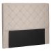 Cabeceira Queen 1,60m Tânia Suede Bege - Pallazio