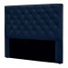 Cabeceira Queen 1,60m Toledo Suede Azul Marinho - Pallazio