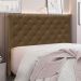 Cabeceira Queen 1,60m Toledo Suede Caramelo - Pallazio