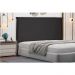 Cabeceira Queen 1,60m Veneza Suede Preto - Pallazio