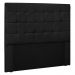 Cabeceira Queen 1,60m Verona Corano Preto - Pallazio