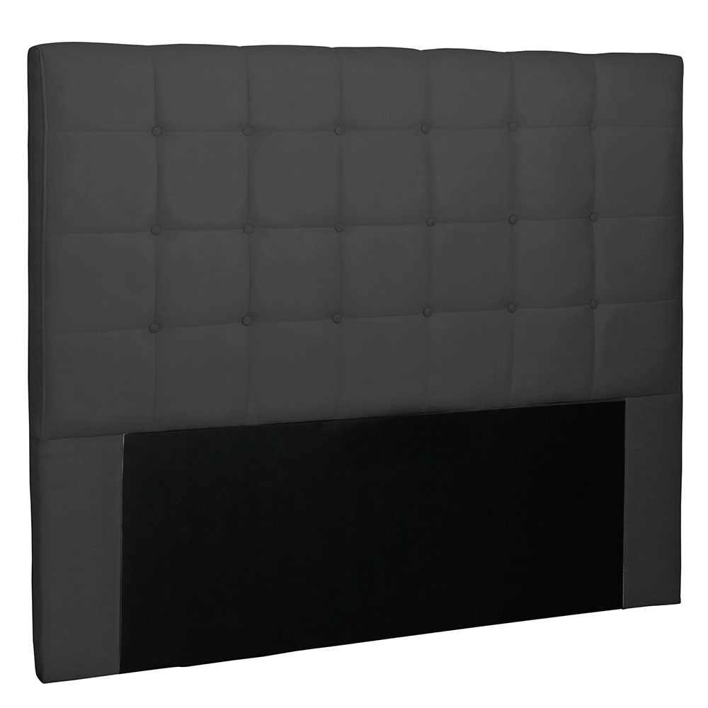 Cabeceira Queen 1,60m Verona Suede Preto - Pallazio