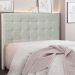 Cabeceira Queen 1,60m Verona Veludo Cinza Prata - Pallazio