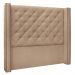 Cabeceira Queen 1,60m Vicenza Suede Bege - Pallazio