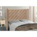 Cabeceira Queen 1,60m Vicenza Suede Bege - Pallazio