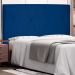Cabeceira Solteiro 0,90m Aquilla Suede Azul Marinho - Pallazio