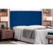 Cabeceira Solteiro 0,90m Aquilla Suede Azul Marinho - Pallazio