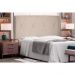 Cabeceira Solteiro 0,90m Aquilla Suede Bege - Pallazio