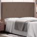 Cabeceira Solteiro 0,90m Aquilla Suede Caramelo - Pallazio