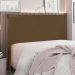 Cabeceira Solteiro 0,90m Barcelona Suede Caramelo - Pallazio