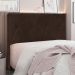 Cabeceira Solteiro 0,90m Ávila Suede Marrom - Pallazio