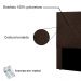 Cabeceira Solteiro 0,90m Córdoba Suede Marrom - Pallazio