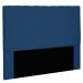 Cabeceira Solteiro 0,90m Esmeralda Suede Azul Marinho - Pallazio