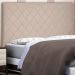 Cabeceira Solteiro 0,90m Esmeralda Suede Bege - Pallazio