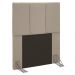 Cabeceira Solteiro 0,90m Genebra Suede Bege - Pallazio